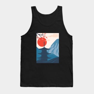 Sunset in Japan Tank Top